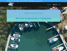 Tablet Screenshot of covecaymarina.com